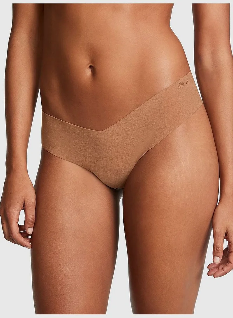 PINK No-Show High-Leg Thong Panty