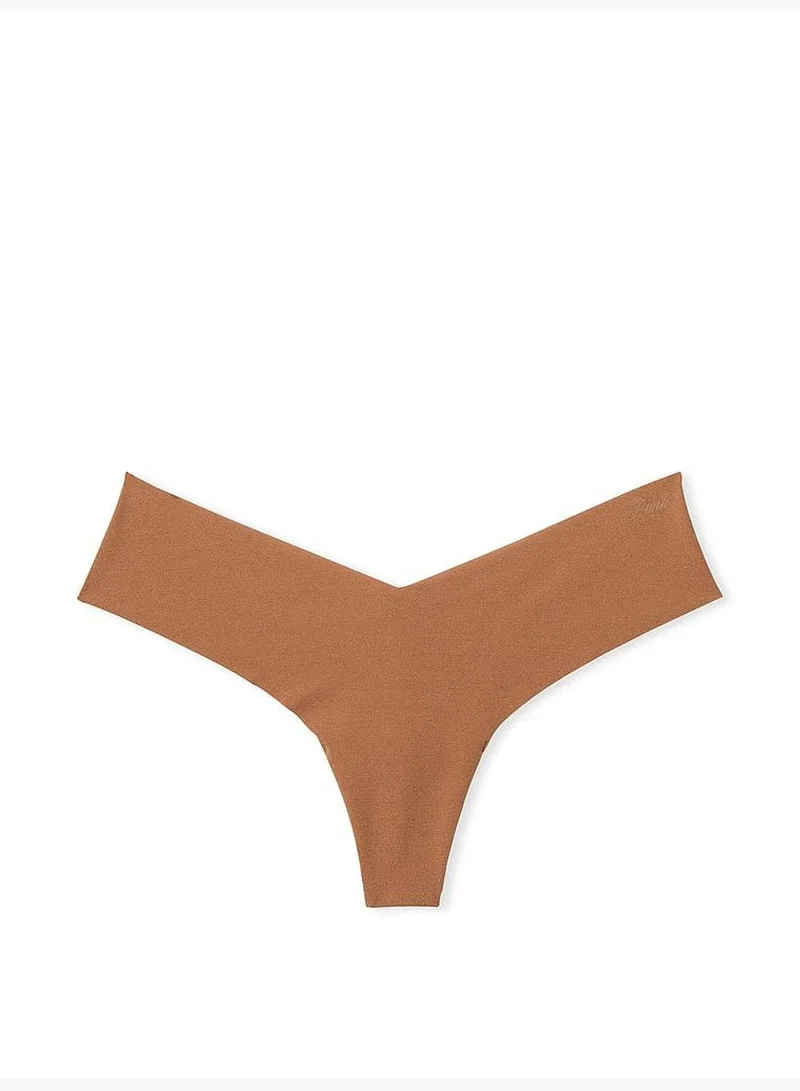 PINK No-Show High-Leg Thong Panty