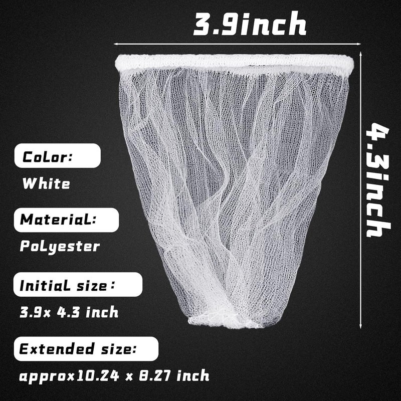 Suclain 500 Pcs Kitchen Sink Strainer Trash Bag, Sink Strainer Filter Mesh Bag Disposable Mesh Sink Strainer Bags Anti Clogging Elastic Kitchen Sink Strainer Mesh Bag, Fits Most Sizes of Sink Strainer - Image 2
