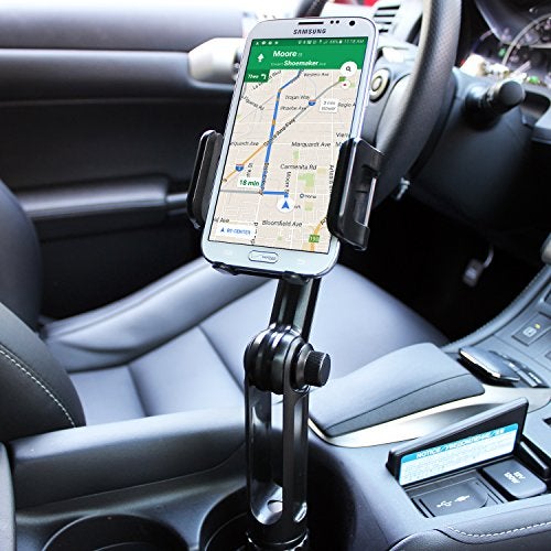 Cellet Car Phone Holder Mount, Car Cup Phone Holder Mount, Compatible with Apple iPhones, Samsung Galaxy Smartphones, Motorola Moto Google Pixel (Fits for Tesla Model 3 Y S X) Extra Long Neck - Image 3