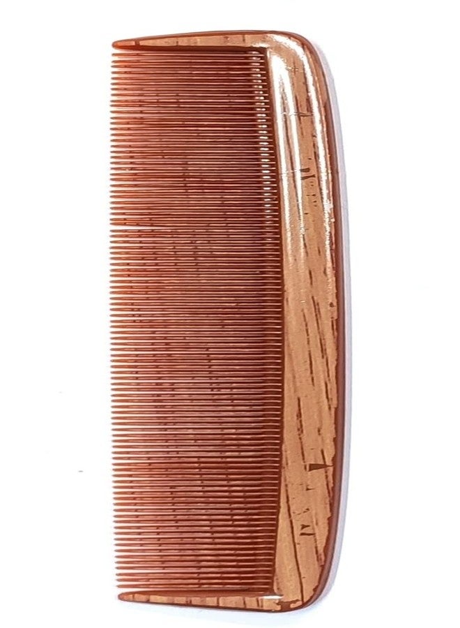 Maple Pocket & Purse Hair Comb Wooden Finish Printed Comb For Men Women Multicolour Assorted (Pack Of 6) - Image 4