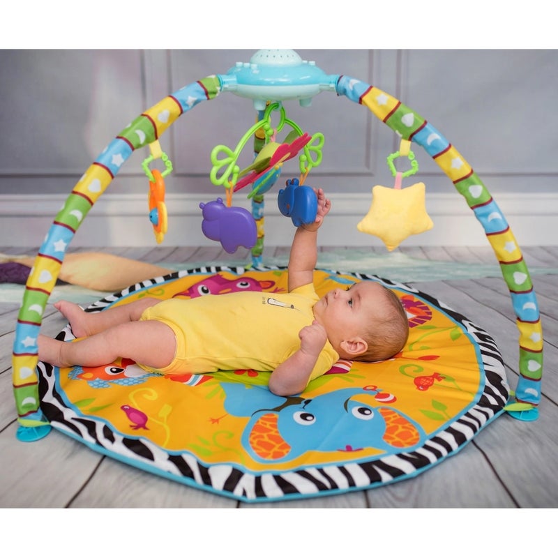 Lorelli - Projector Play Gym Playmat with Toys 83x83 cm - 1030035 - Image 2