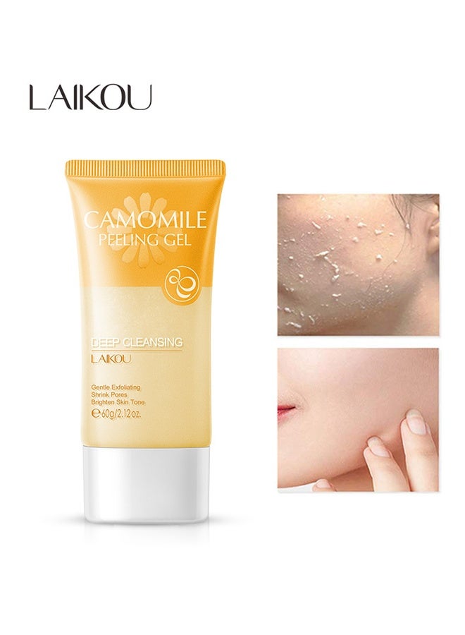 لايكو جِل تقشير البابونج لتنظيف عميق وترطيب وتنعيم لطيف، يزيل الأوساخ، يشد المسام، يحسن بشرة الوجه 60 جرام - Image 1
