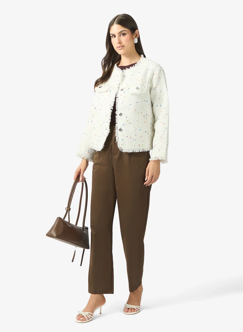 ايلا بنطلون بقصة مستقيمة