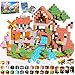 Magnetopia 200 PCS Magnetic Blocks Magnetic Building Blocks Cubes Magnet Toys for Kids Age 3 Toy Building Set for Kids Magnets Stacking Construction Birthday Gifts for Boys Girls Age 48 812 - Image 2