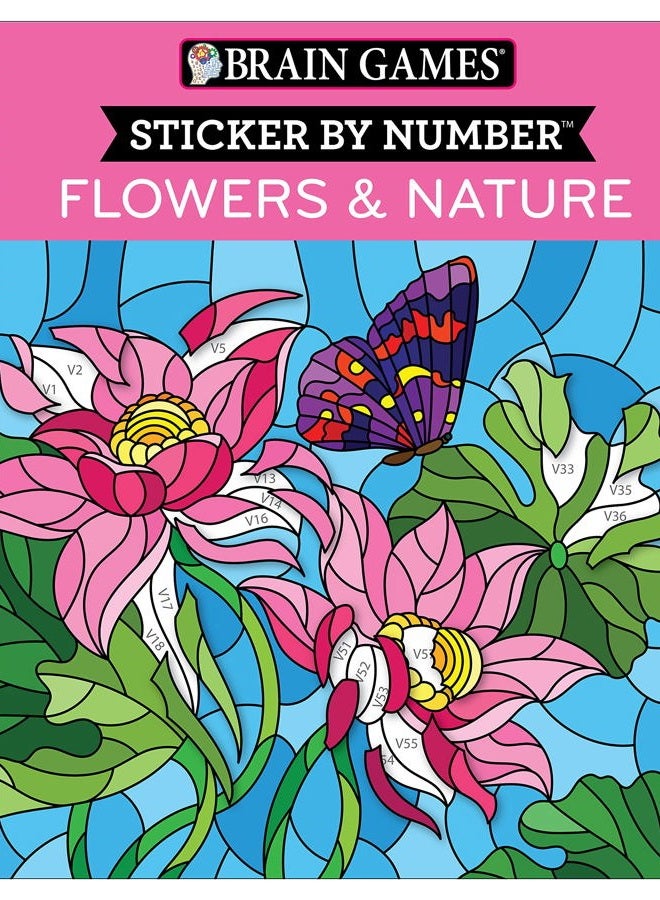 Sticker by Number: Flowers & Nature (28 Images to Sticker)