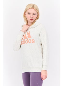 Adidas Women Spots Wear Fit Long Sleeve Outdoor Sweat Shirt ,Light Grey  - Image 2