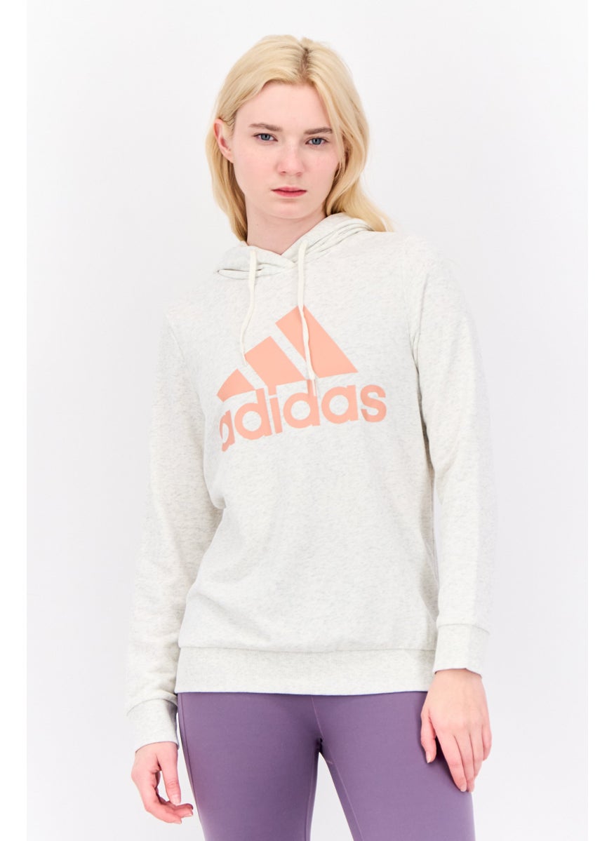 Adidas Women Spots Wear Fit Long Sleeve Outdoor Sweat Shirt ,Light Grey  - Image 1