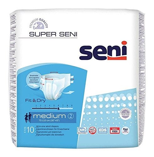 SENI Super Seni Adult Diapers - 10 Pieces Large (Pack of 3) - Image 5