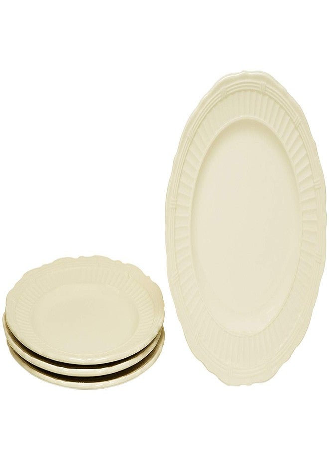 Red Vanilla Tuscan Villa Salad Plates 8.5", Set of 4 - Image 1