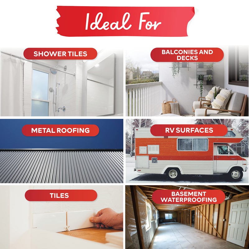 XFasten Waterproofing Membrane Sheet,3.3Ft x 33Ft Shower Waterproofing Membrane Tape for Underlayment Tile, EPDM Underlayment, Cement Board Tape - Image 4