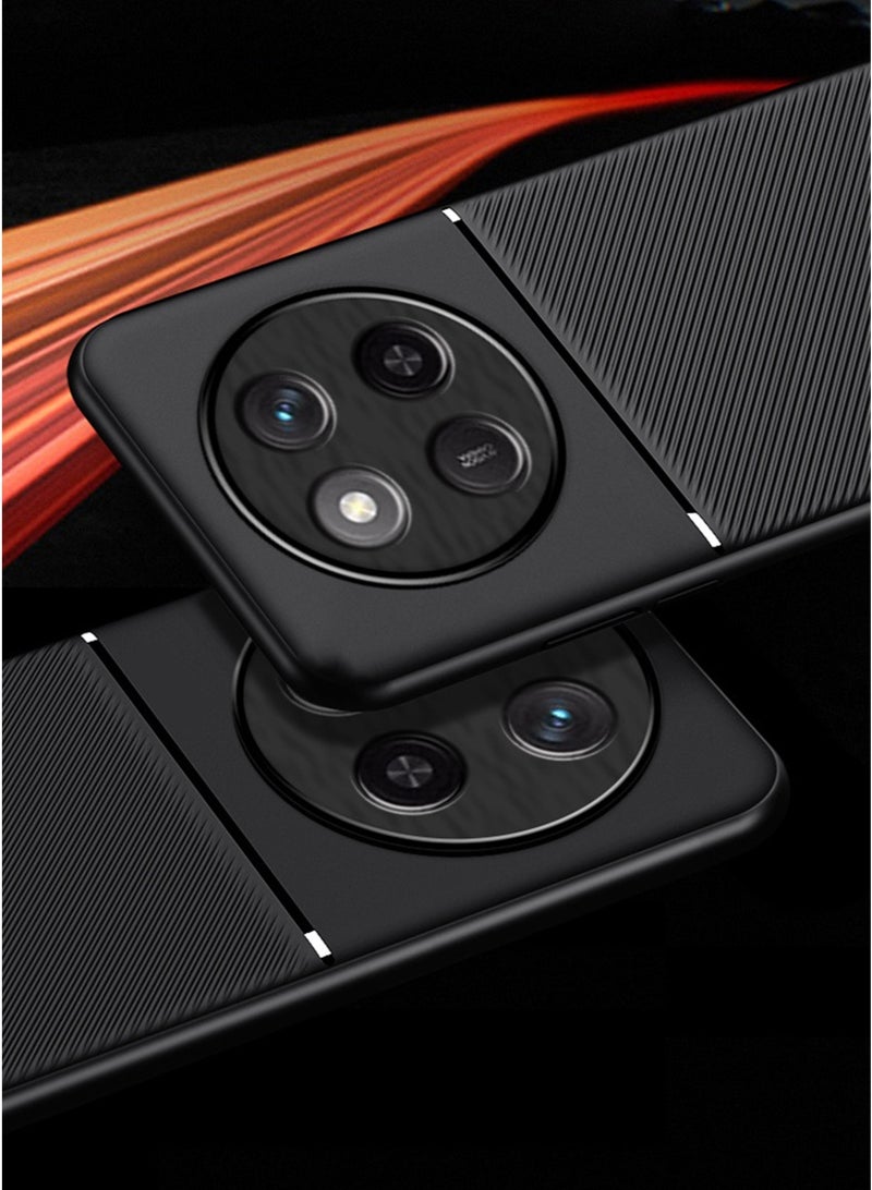 SanHu for Honor X9c 5G Case Back Cover with Magnetic and Protector Anti-Scratch Shockproof Phone Accessory,Black. - Image 3