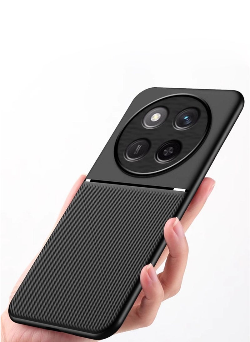 SanHu for Honor X9c 5G Case Back Cover with Magnetic and Protector Anti-Scratch Shockproof Phone Accessory,Black. - Image 5