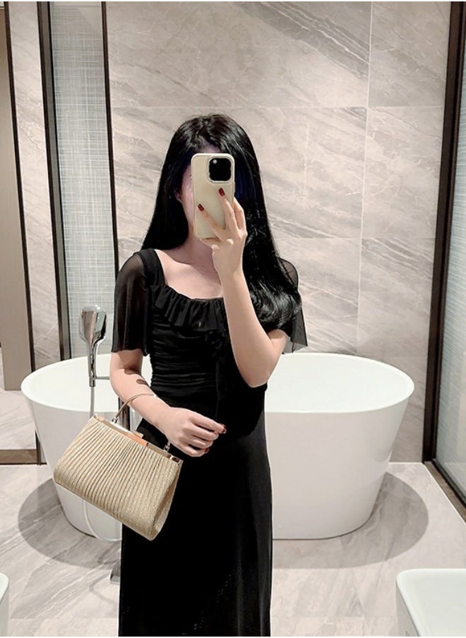 WAOKN - Women's New Fashion Large Capacity Clutch Bag, Chain Party Handbag Clutch for Ladies, Wedding Banquet Evening Dress Carry Bags Gift bag - Image 1