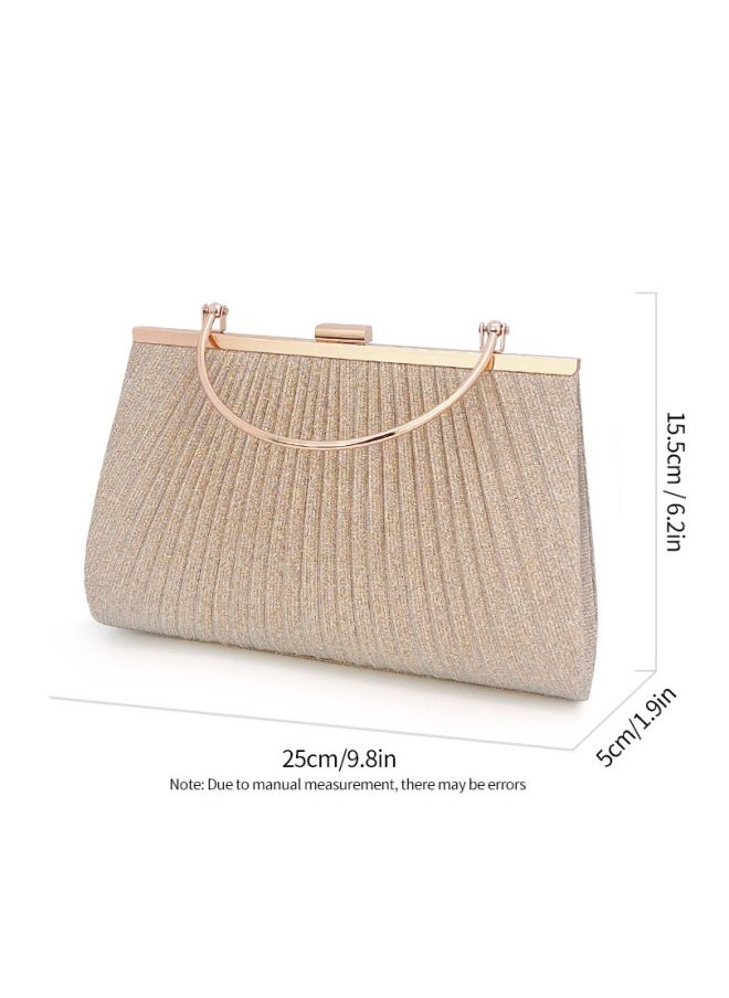WAOKN - Women's New Fashion Large Capacity Clutch Bag, Chain Party Handbag Clutch for Ladies, Wedding Banquet Evening Dress Carry Bags Gift bag - Image 1