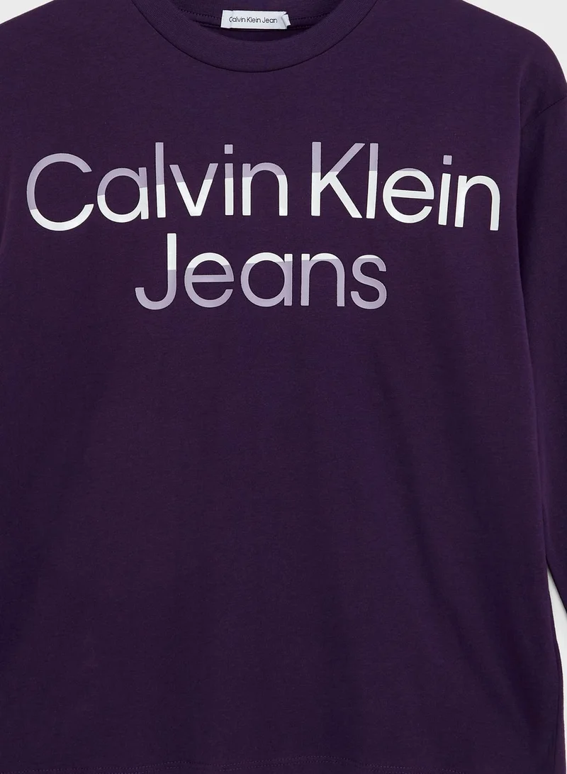 Calvin Klein Jeans Kids Hero Maxi Logo T-Shirt