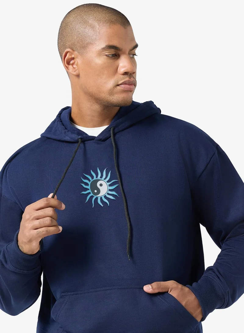 Seventy Five Basics  Graphic Print Hoodie for Men | Best Price UAE
