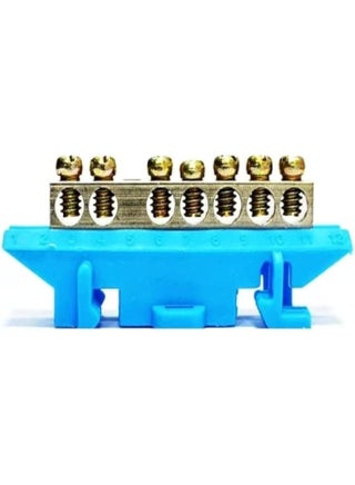 Neutral Bus Bar Terminal Blocks Blue With 7 Positions Of Bus Bar Used For Connecting Home Appliances, Electronic Etc. - pzsku/ZDF2C5209426A9A8982AEZ/45/1746233107/5903f841-0cca-4e77-bc42-7f03c4f49c8b