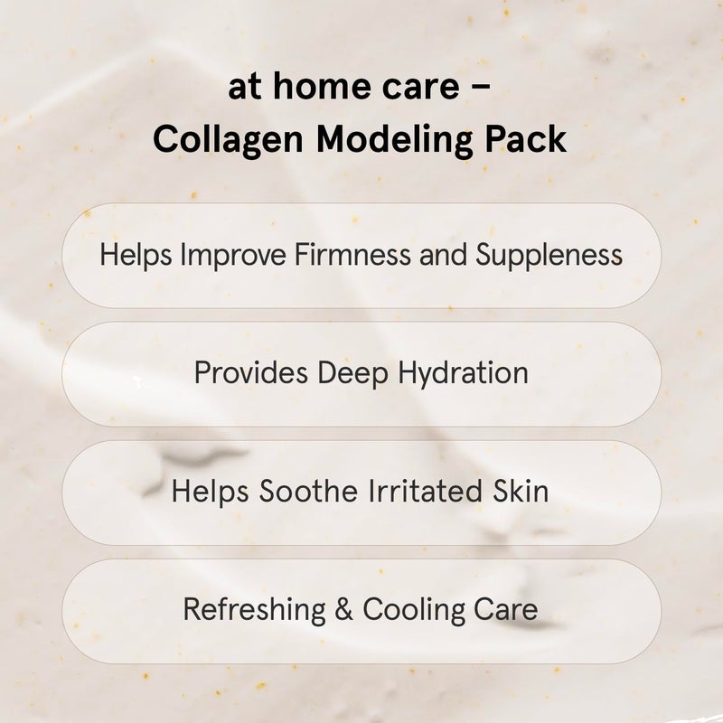 ONE THING Collagen Modeling Pack 0.7 Oz * 7 Masks | Facial Powder Peel Off Mask for Hydrating Cooling Soothing Firming Skin, Refine Clean Pores, Glowy Radiant Glass Skin | Korean FaceMask - Image 3