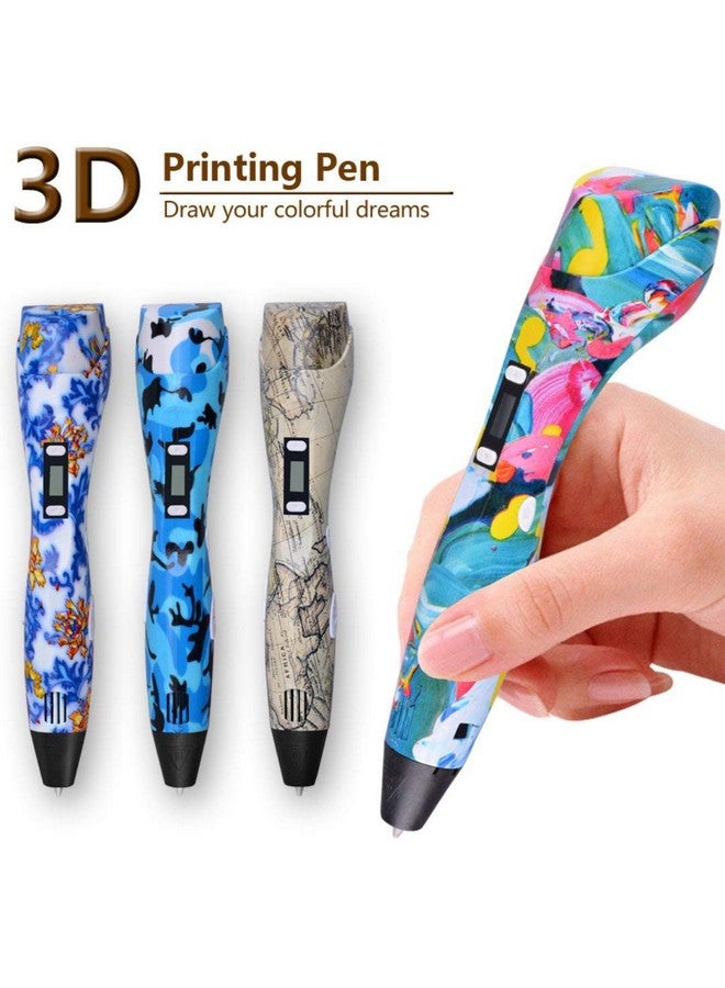 Magicwand® 3D Printing Pen with LCD Display &【3 Metre Each 3 Filaments & 10 Metre Each 5 Filaments Extra】【with Adaptor】【Pack of 1】 - Image 4