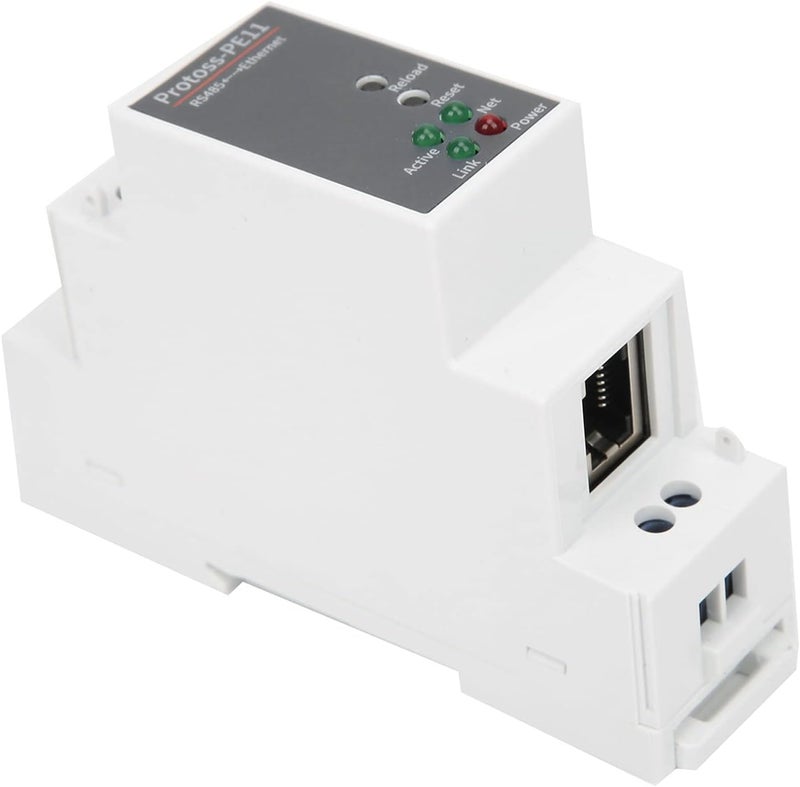 RS485 to Serial Server Rail Mounting Ethernet Network Module 9-50VDC 10W, with RS485 to 10/100M Ethernet Conversion for M3 MCU - Image 5