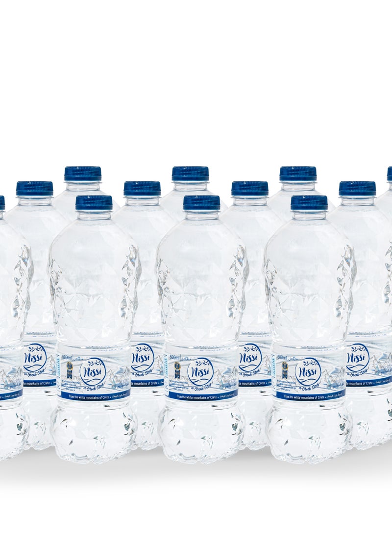 nissi - Nissi Natural Mineral Water 500ml Pack of 12 - Image 1