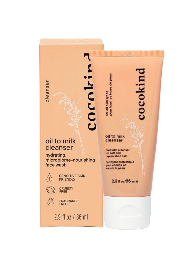 Cocokind Oil To Milk Face Wash Oil Based Cleanser And Oil Makeup Remover Cleansing Oil Cleansing Milk And Cream Cleanser Oil Cleanser For Face - Image 2