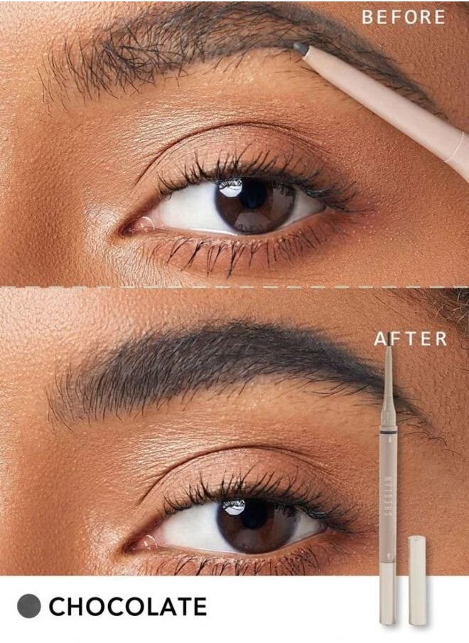 SHEGLAM - Brows On Demand 2-in-1 Brow Pencil - Chocolate - Image 1