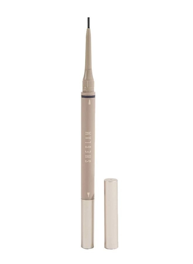 SHEGLAM - Brows On Demand 2-in-1 Brow Pencil - Chocolate - Image 1