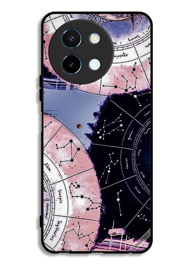 Covernex Vivo Y38 5G Protective Case Cover Zodiac & Astrology Wallpaper - Image 1