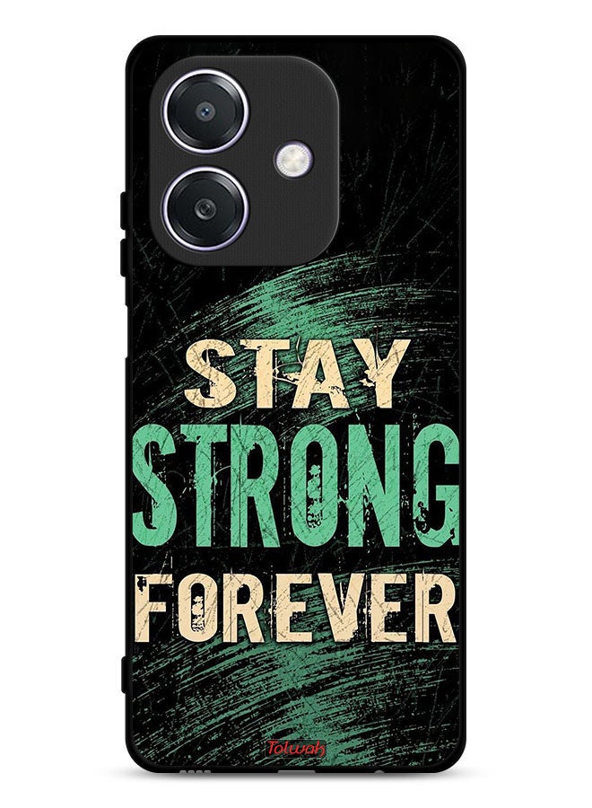Tolwak Oppo A3 5G Protective Case Cover Stay Strong Forever - Image 1