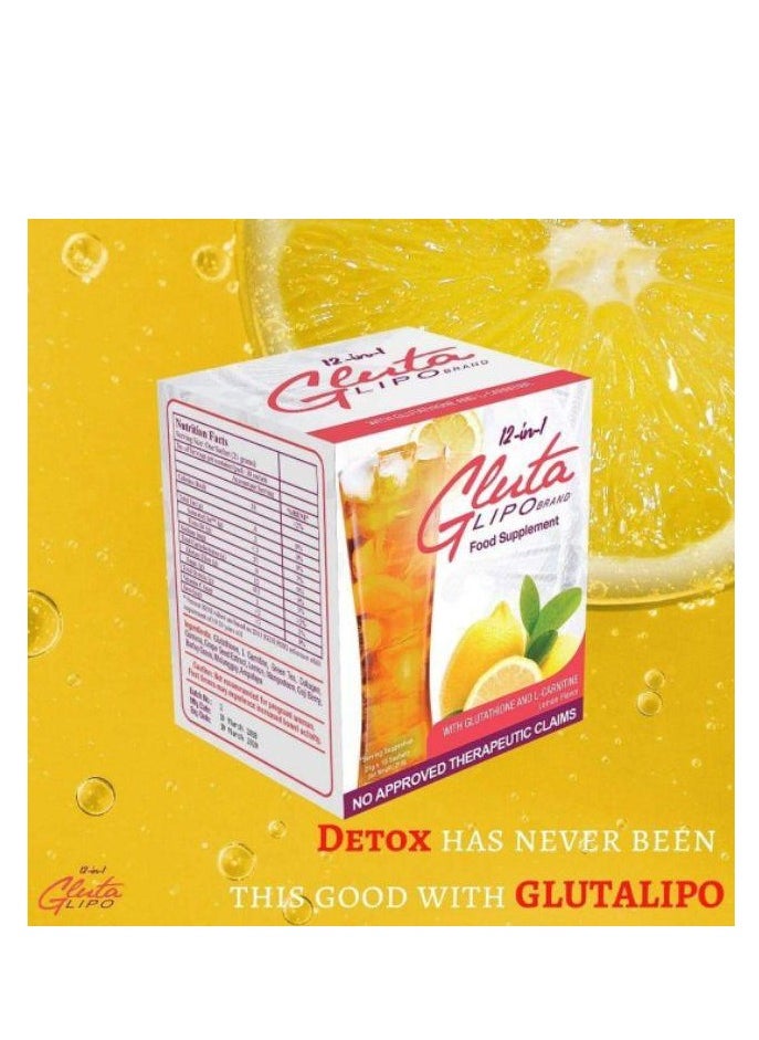 Gluta - Gluta Lipo Transform Your Detox Routine 12-in-1 Food Supplement - Image 1