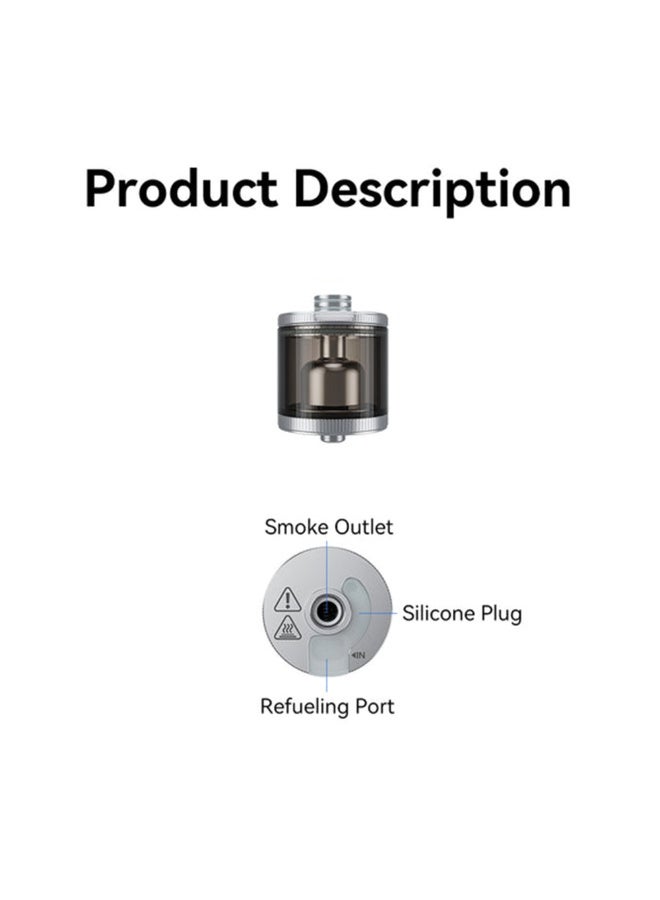 TELESIN Replacement Fog Oil Tank for TELESIN C40 Fog Machine – Durable Smoke Liquid Container, Leak-Proof, Easy Refill, Transparent Design - Image 2