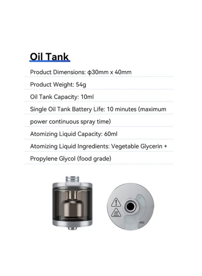 TELESIN Replacement Fog Oil Tank for TELESIN C40 Fog Machine – Durable Smoke Liquid Container, Leak-Proof, Easy Refill, Transparent Design - Image 5