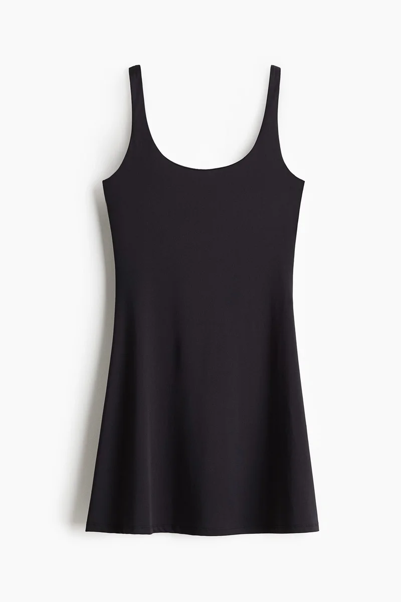 H&M Sleeveless microfibre dress
