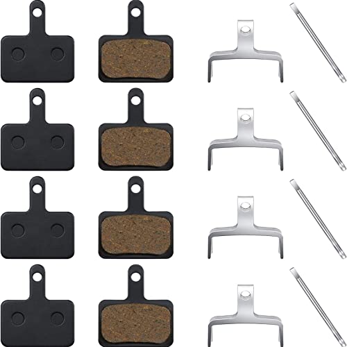 Zonon 4 Pairs Bike Brake Pads Compatible with Trp Tektro Shimano Deore Br-m575 M525 M515 T615 T675 M505 M495 M486 M485 M475 M465 M447 M446 M445 M416 M415 M395(Resin Brake Pads) - Image 2