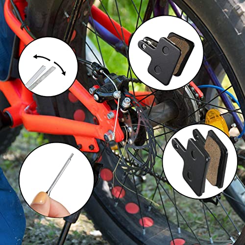Zonon 4 Pairs Bike Brake Pads Compatible with Trp Tektro Shimano Deore Br-m575 M525 M515 T615 T675 M505 M495 M486 M485 M475 M465 M447 M446 M445 M416 M415 M395(Resin Brake Pads) - Image 5