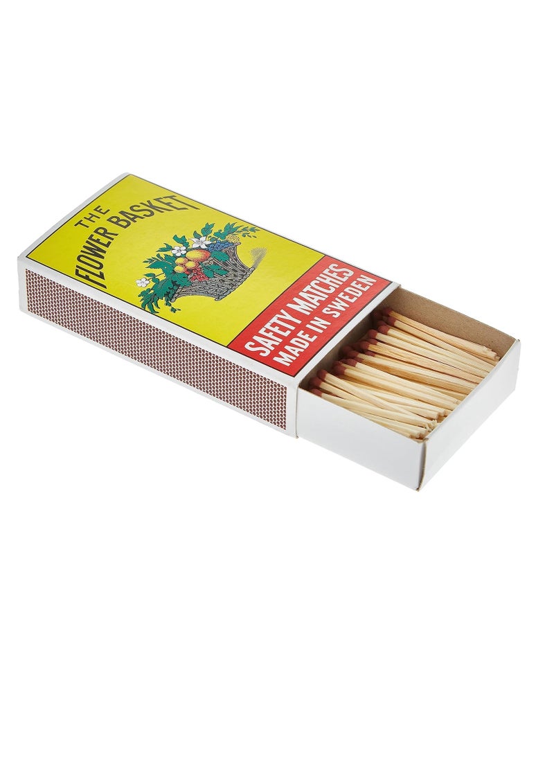 ALSAQER 5 Pcs Flower Basket Safety Match Box Big-| Matches Large  - Image 3