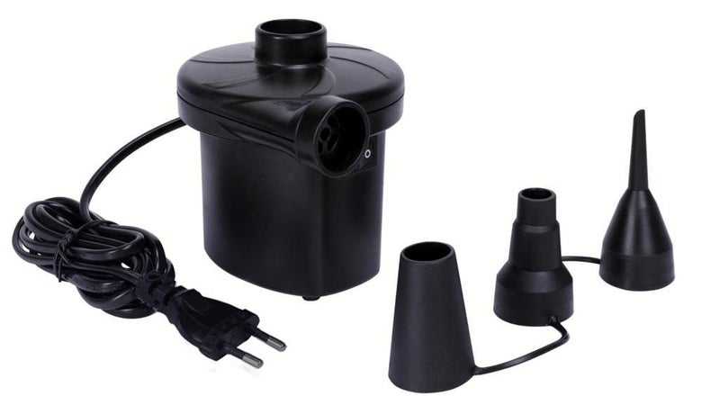 Inditradition Instant AC Electric Air Pump (for Air Mattress, Pool Toys, Inflatable Stuffs) - 230 Voltage, Frequency 50 Hz, Black - Image 1