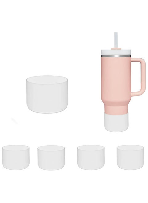 4 Pack Silicone Protective Boots for Stanley 40 Oz Tumbler - Anti-Slip Bottle Accessories