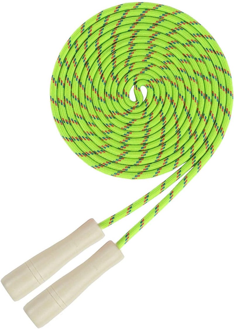 AUMCDIK 16 FT Long Jump Rope for Kids, Adjustable Double Dutch Skipping Rope with Wooden Handle, Multiplayer Team Jumping Rope for Outdoor Fun, School Sport, Party Game, Birthday Gift - Image 1