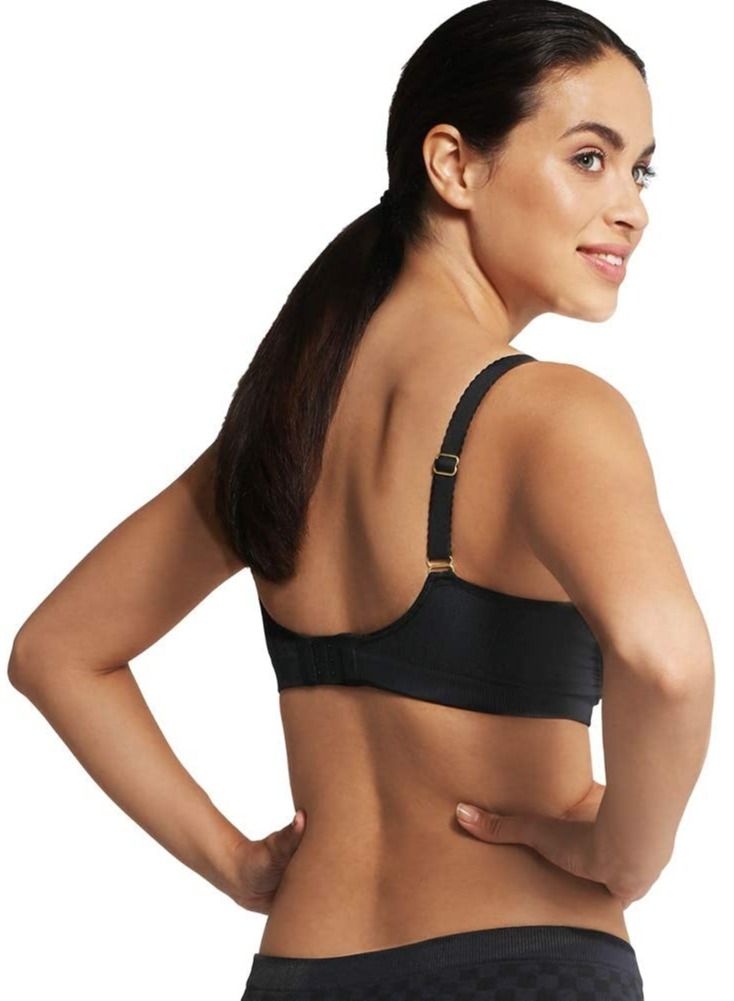 Carriwell Carriwell Maternity & Nursing Bra with Deluxe Carri-Gel Support- Black  - Image 3