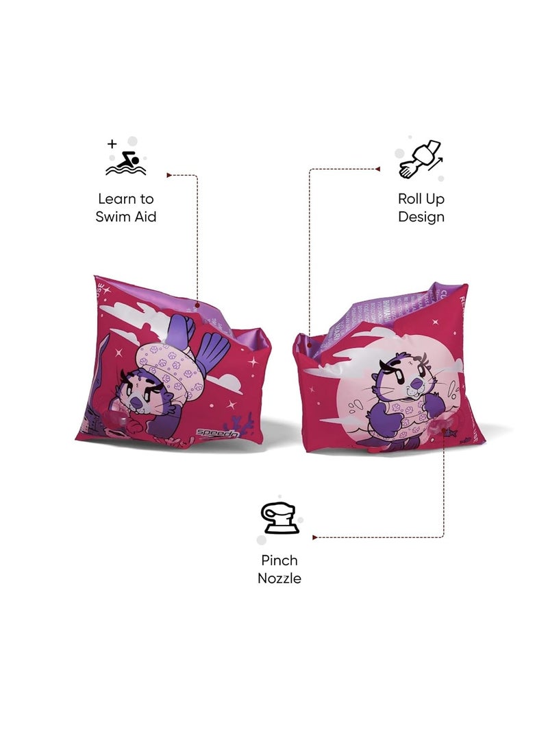 speedo - Character Armbands | Kids | Unisex | Fun Aria Sea Otter Design |  Safe & Supportive for Up to 25kg - Image 1