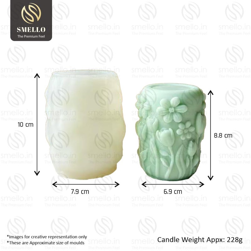 Smello`s Wild Garden Candle Mould, Silicon Mould for Art & Craft (SCM 242) - Image 4
