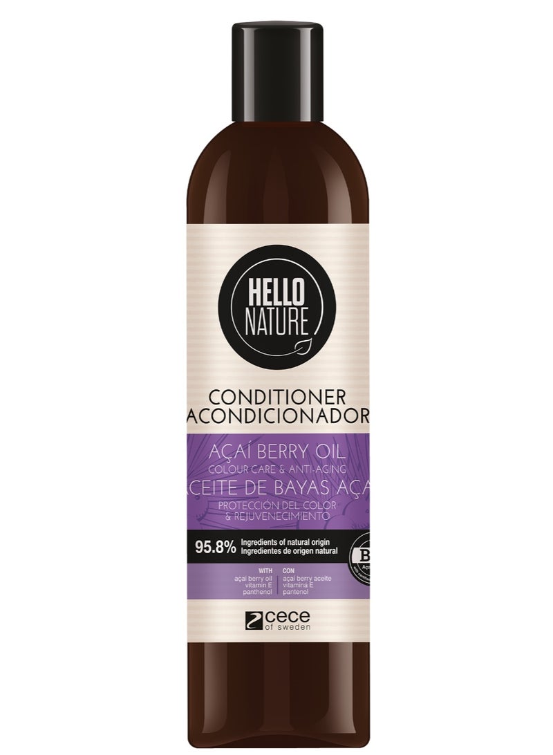 HELLO NATURE Conditioner Acondicionador ACAI BERRY Oil 300 ML