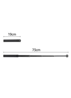 Generic Telescopic Stabilizer Extension Rod Max. Length 73cm Aluminum Alloy Pole with 1/4 Inch Screw and Screw Hole for Gimbal Stabilizer zhiyun Feiyu  - Image 4