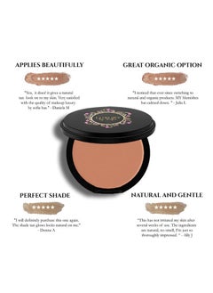 Luxury by Sofia Luxury By Sofia Premium Pressed Bronzer [6 Available Shades] | Natural &Organic Skin Enhancing Ingredients | Hypoallergenic, Highly Pigmented Formula For A Youthful, Sun-Kissed Look (Cocoa Beach)  - Image 3
