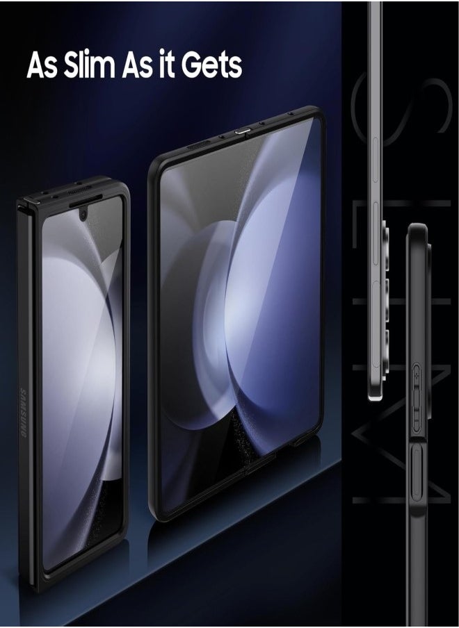 GUDOO - For Samsung Galaxy Z Fold 6 Case, Magnetic Phone Case, Grade Phone Protection Drop Slim Translucent Matte Hard Back and Soft Bumper Shockproof Protective Phone Cover for Z Fold 6 5G - Image 1