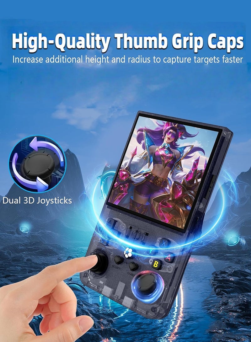 EzzySo R36Max Retro Game Console Handheld  4.0'' IPS Screen Support Game Boy and 20+ Emulators 64GB Preinstalled Games Dual 3D Joysticks TV Output Rechargeable Battery Ideal Gift for Kids Adults - Image 3