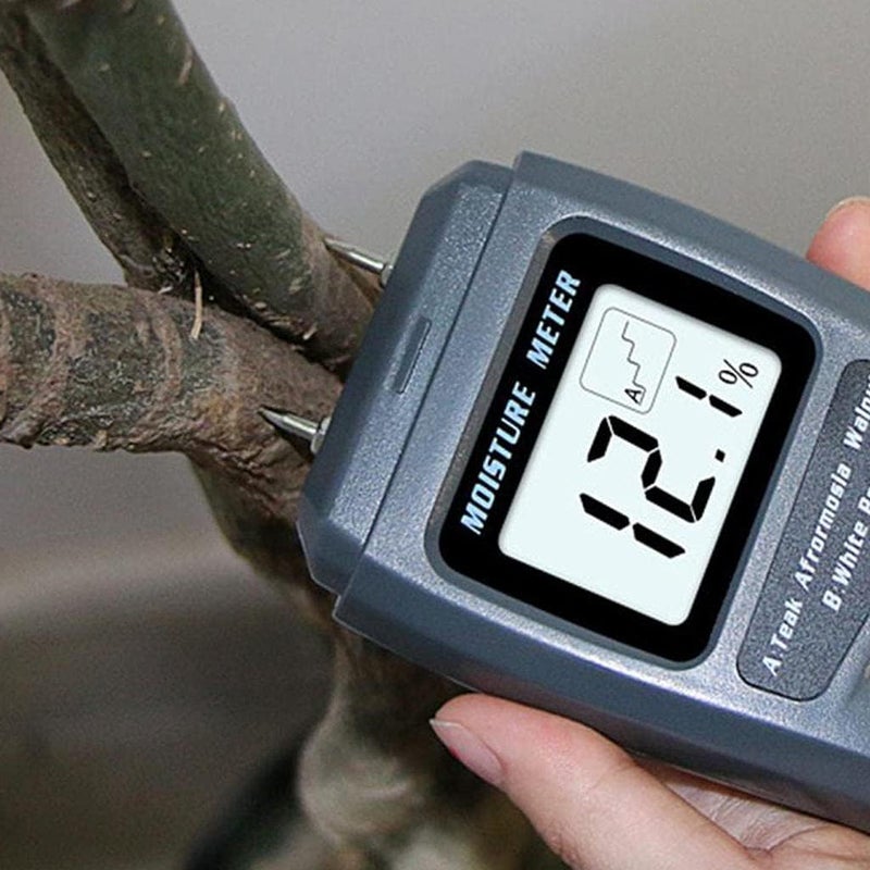 klarako Wood Moisture Meter Digital Logs Moisture Meter Damp Meter/ 099.9% Wood Humidity Tester Detector/Firewood Logs Timber Humidity Measuring Device - Image 2